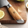 The handle of XINZUO B37 Lan Chef's Knife 8.5"