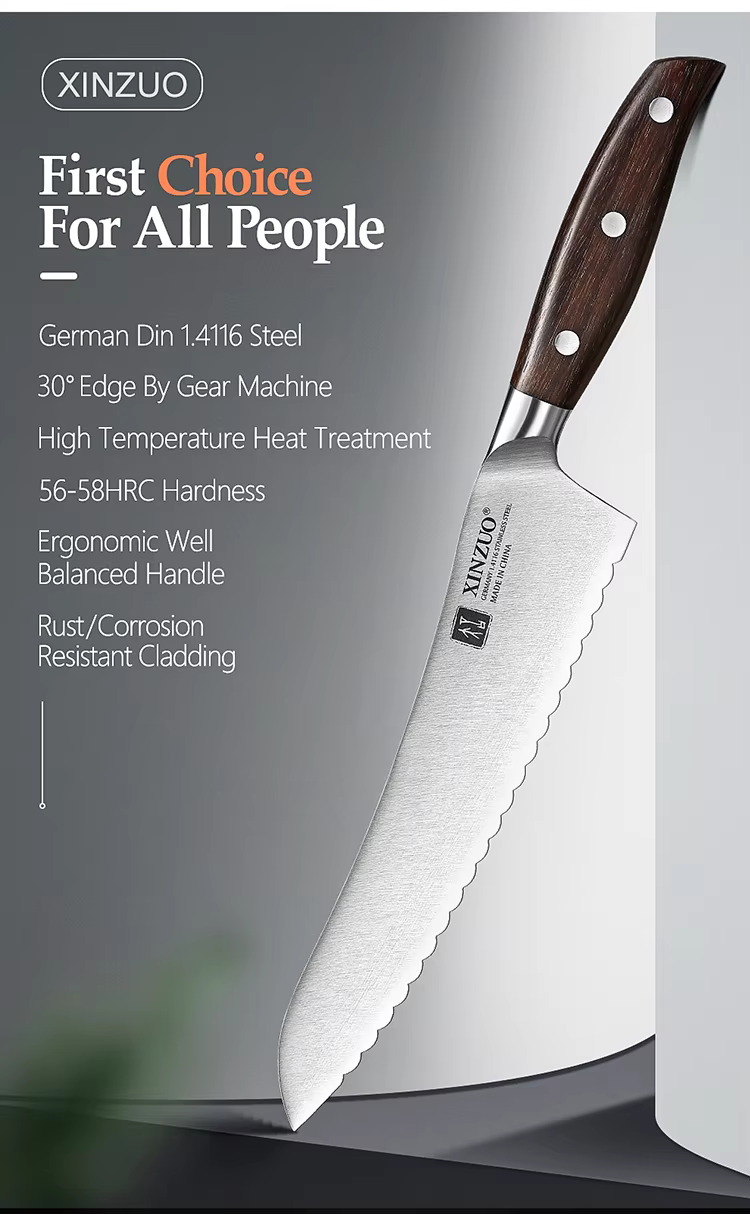 XINZUO B35 Zhi Frozen Food Knife 7.9” 15 H1c335440b8c64692be4f246d692a374d2