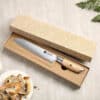 a XINZUO B37S Lan Bread Knife 8.5“ in a gift box